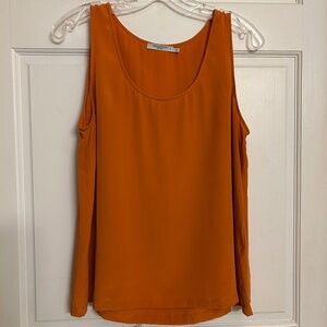 MM Lafleur Vicky tank | orange | size L | washable silk